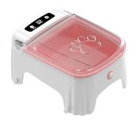 Automatischer Katzenfutterautomat - 23 x 17 cm | ABS Futterschale - Intelligenter Futterspender With Typ-C Aufladung 2000mAh Automatic Deckelöffnung Für Pünktliches Füttern Katzen
