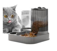 Automatischer Katzenfutterautomat,Großer 2 in 1 Fressnapf Spender,Hunde Katzefutterautomat Mit Wasserspender | For Kätzchen Welpen Kleintiere Wohnung Wohnzimmer Balkon