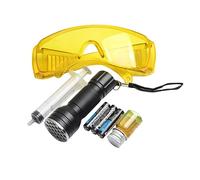 Automobile Air Conditioning Leak Detection Tool, Household Refrigerator Leak Test Kit, Uv Coolant Leak Detector, Assorted Color, Metal and Plastic, Easy to Use for Car and Home