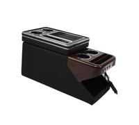 Automobile Arm Rest For Chrysler For Pacifica 2016+ Business Car Mobile Row Front Railing Box Set Armrest Central Store Car Armrest Box(C black)