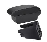 Automobile Arm Rest For Citroen C1 Car Accessories Armrest Store Box Interior Detail Simple Installation Car Armrest Box(C Black white NO USB)