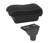 Automobile Arm Rest For Civic 7 Generation Armrest Box Central Store Content Car-styling Decoration Central Console Storage Box(C2 White Line)