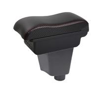Automobile Arm Rest for Clio for Captur for 3 4 for III IV Armrest Box Storage Elbow Support Drivers and Passengers Car Armrests(B-3USB-Red Line)
