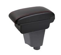Automobile Arm Rest for Clio for Captur for 3 4 for III IV Armrest Box Storage Elbow Support Drivers and Passengers Car Armrests(A-3USB-Red Line)