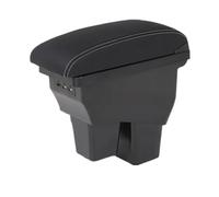 Automobile Arm Rest For Fit For Jazz For WRV 2014-2020 Car Armrest Box Retrofit Interior Storage 3USB Car Armrests(3A style leather 3USB)