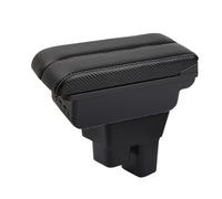 Automobile Arm Rest For Fit/For Jazz GE Central Armrest Storage Box Elbow Support For Drivers And Passengers Car Armrest Box(C-3USB-White line)