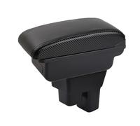 Automobile Arm Rest For Fit/For Jazz GE Central Armrest Storage Box Elbow Support For Drivers And Passengers Car Armrest Box(A-No USB-Black line)