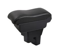 Automobile Arm Rest For Fit/For Jazz GE Central Armrest Storage Box Elbow Support For Drivers And Passengers Car Armrest Box(B-No USB-White line)