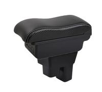 Automobile Arm Rest For Fit/For Jazz GE Central Armrest Storage Box Elbow Support For Drivers And Passengers Car Armrest Box(B-3USB-White line)