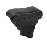 Automobile Arm Rest For Fit/For Jazz GE Central Armrest Storage Box Elbow Support For Drivers And Passengers Car Armrest Box(B-3USB-Black line)