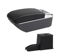 Automobile Arm Rest For Lada For Granta 2012-2018 For Kalina 2003-2018 Car Central Armrest Storage Box Modification USB Central Console Storage Box(C2 black line 7USB)