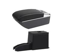 Automobile Arm Rest For Lada For Granta For Kalina Car Storage Box Interior Retrofit Accessories Car Armrests(C black line 7USB)