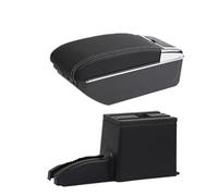 Automobile Arm Rest For Lada For Granta For Kalina Car Storage Box Interior Retrofit Accessories Car Armrests(C white line 7USB)