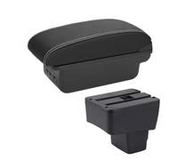 Automobile Arm Rest For Mazda 2/For CX3 2018 2019 2020 Armrest Retrofit Car Storage Box Accessories Charging USB Car Armrests(B3 Black white 3USB)