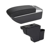 Automobile Arm Rest For Nissan For NOTE Car Armrest Interior Details Retrofit Parts Accessories Storage Box Ashtray Central Console Storage Box(D2 Black line No USB)