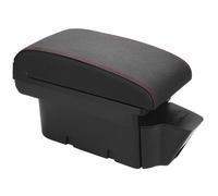 Automobile Arm Rest For Subaru For BRZ 2012 2013 2014 2015 2016 2017 2018 2019 2020 Armrest Storage Box Auto Parts Car Armrest Box(C RHD Black red)