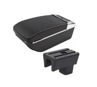Automobile Arm Rest for Suzuki for Swift 2005-2023 Style Central Console Armrest Auto Parts Interior Details Storage Box Modification Car Armrests(A1 Black red 7 USB)