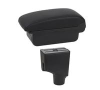 Automobile Arm Rest For Toyota For Yaris 2015-2021 Car Central Storage Modification USB Armrest Box Central Console Storage Box(B1 Black Line)