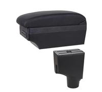 Automobile Arm Rest For Toyota For Yaris 2015-2021 Car Central Storage Modification USB Armrest Box Central Console Storage Box(E1 Black Line)