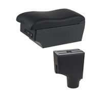 Automobile Arm Rest For Toyota For Yaris 2015-2021 Car Central Storage Modification USB Armrest Box Central Console Storage Box(E2 Black Line)