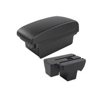Automobile Arm Rest for VW for Polo 2020 2021 2022 2023 2024 Armrest Box Car Dedicated Retrofit Storage Parts Accessories Car Armrests(B2 Black line 3 USB)