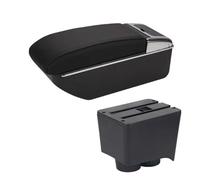 Automobile Arm Rest For VW For Polo 9N 3 2002-2009 Car Armrest Box Parts Storage Interior Accessories Car Armrests(D2 Black black NoUSB)