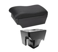 Automobile Arm Rest for VW for TERA 2025 Leather Arm Rest Center Car Armrest Interior Modification Box Console Storage USB Car Armrests(E2 White Line)