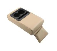 Automobile Armrest 3 Color Car Armrest Pad Rear Seat Increased Elbow Support Cushion Box With Cup Holder Rest Storager Central Console Storage Box(C)