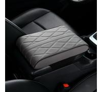 Automobile Armrest Box Pad for Land Rover Range Rover Sport/Vogue 2023 2024, Universal Pu Leather Center Console Covers, Memory Foam Arm Rest Cushion Suitable,Grey-Small
