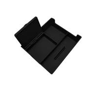 Automobile Armrest Covers For A&udi A6L C8 A7 4K 2019-2024 Car Silicone Storage Box Central Armrest In-car Pad Auto Accessories NOLONGNRDX(Black)