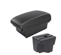 Automobile Armrest, For KIA, For K2, For X-line, For Rio 3 2011-2016 Car Armrest Storage Box Central Console Storage Box(A2 Black line NO USB)