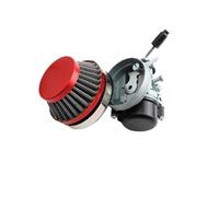 Automobile Carburetor 19mm Carb Carburetor 58mm Air Filter For 50 60 80cc Motorized Bicycle 47cc 49cc 2 Stroke for Engine for Mini for Moto Pocket Bike ATV for Quad(Red set)