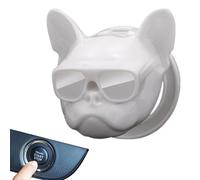 Automobile Engine Start Stop Button Cover - ABC Resin Anti-Rap Decoration Car Engines - Applications DIY Automobile Ignition Starter Decorations