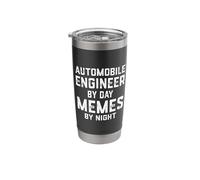 Automobile Engineer By Day Memes By Night Car Engineering Stainless Steel Insulated Tumbler