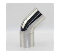 Automobile Exhaust Pipe Muffler Turns Into Stainless Steel Elbow 45 Degree Angle To Reduce Diameter 1PCS Exhaust Tip(51mm)