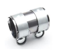Automobile Exhaust Tailpipe，Car Tail Pipe Clamp Stainless Steel 45mm 50mm 55mm 60mm 65mm 70mm 76mm Tube Connector Joiner Sleeve Adjustable Tip)(55mm(2.17 in))
