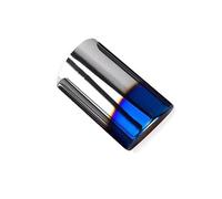 Automobile Exhaust Tailpipe For VW For Golf For Variant 6 For POLO 6R For GOLF MK7 Tailpipe Stainless Steel Car Exhaust Muffler Pipe Tip Cover Pipe(Blue)