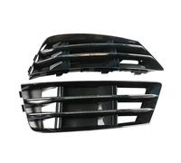 Automobile Fog Grille Compatible With A4 B9 2016 2017 8W0807681R 1Pair Front Bumper Fog Light Grille Car Fog Lamp Grille Cover With Chrome Panel Car Assembly
