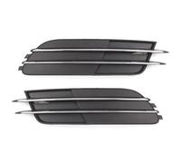 Automobile Fog Grille For A6 2012 2013 2014 2015 Car Fog Light Frame Lamp Trim Grill Cover Under Front Bumper Replacement Accessories OEM 4G0807681