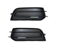Automobile front grille Car Accessories Front Bumper Fog Light Grille For AUDI A1 2010-2014 Decoration Black Auto Foglamp Cover 8X0807681A 8X0807682A Car front grille(A)