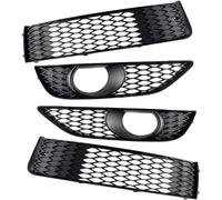 Automobile front grille Car Fog Lights Cover For Q7 4L For S-Line 2011-2015 Fog Light Grilles Racing Grill Headlight Mesh Lamp Cover Accessories Car front grille(4pcs)