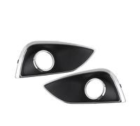 Automobile front grille Grille Frame Bezel For IX35 For Tucson 2010 2011 2012 Fog Lamp Hood Frame Chrome Front Bumper Fog Light Lamp Trim Cover Car front grille