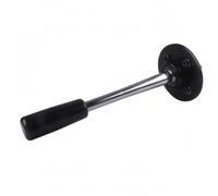 Automobile Gear Lever Adjustable Truncated Gear Shifter Handle Assembly Round Mount Plate Long Shaft Aluminum Alloy and for Consistent Gear Engagement, Array, Black