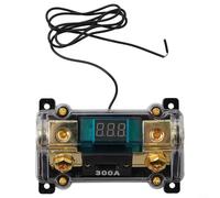 Automobile Inline Fuse Holder with Bright LED Indicator Suitable for Use in Various Applications; Supports Up to 300A Rating