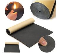 Automobile Insulation 200*50cm 3/6/10mm Car Sound Hot Deadener Mat Noise Proof Bonnet Insulation Deadening Engine Firewall Heat Foam Cotton Sticker(50x200cm 6mm)