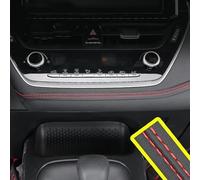 Automobile Interior Trim Strip Leather Decorative Line for Hyundai Kona Hybrid 2024 2025,Scratchproof Protect Molding Line Car Accessories,B-Red 1m