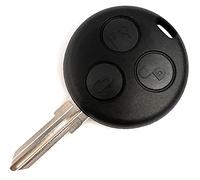 Automobile Locksmith 3 Button Case Shell Blade for Smart Roadster City Coupe Fortwo Fourfour remote key fob