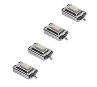 Automobile Locksmith 4 Tactile Micro Switches Push Button 6x3.7mm 2 legs white top for remote key fob repair button replacement