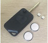 Automobile Locksmith Kit for Land Rover Range Rover P38 2 Button Flip Remote Key Battery Switches Shell