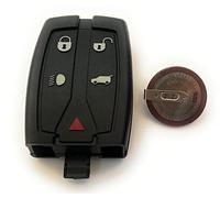 Automobile Locksmith Repair kit compatible for Land Rover Freelander 5 button remote key shell battery VL2330